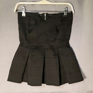 Honey Punch Black Bustier Top